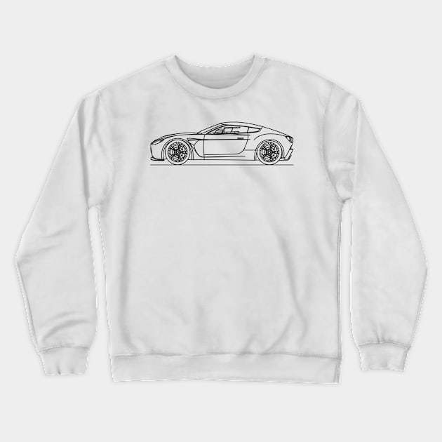 V12 Zagato Crewneck Sweatshirt by artlines